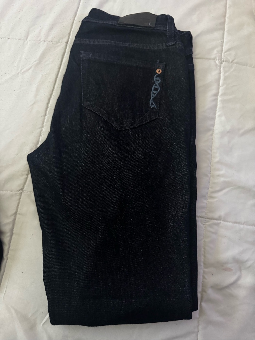 Ladies Dark Indigo Slim Fit Jeans - Classic Dark Wash
